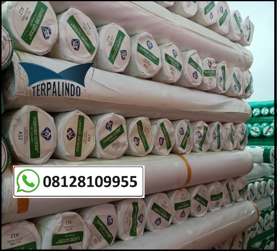 TERPAL A12 Diamond Queen Putih