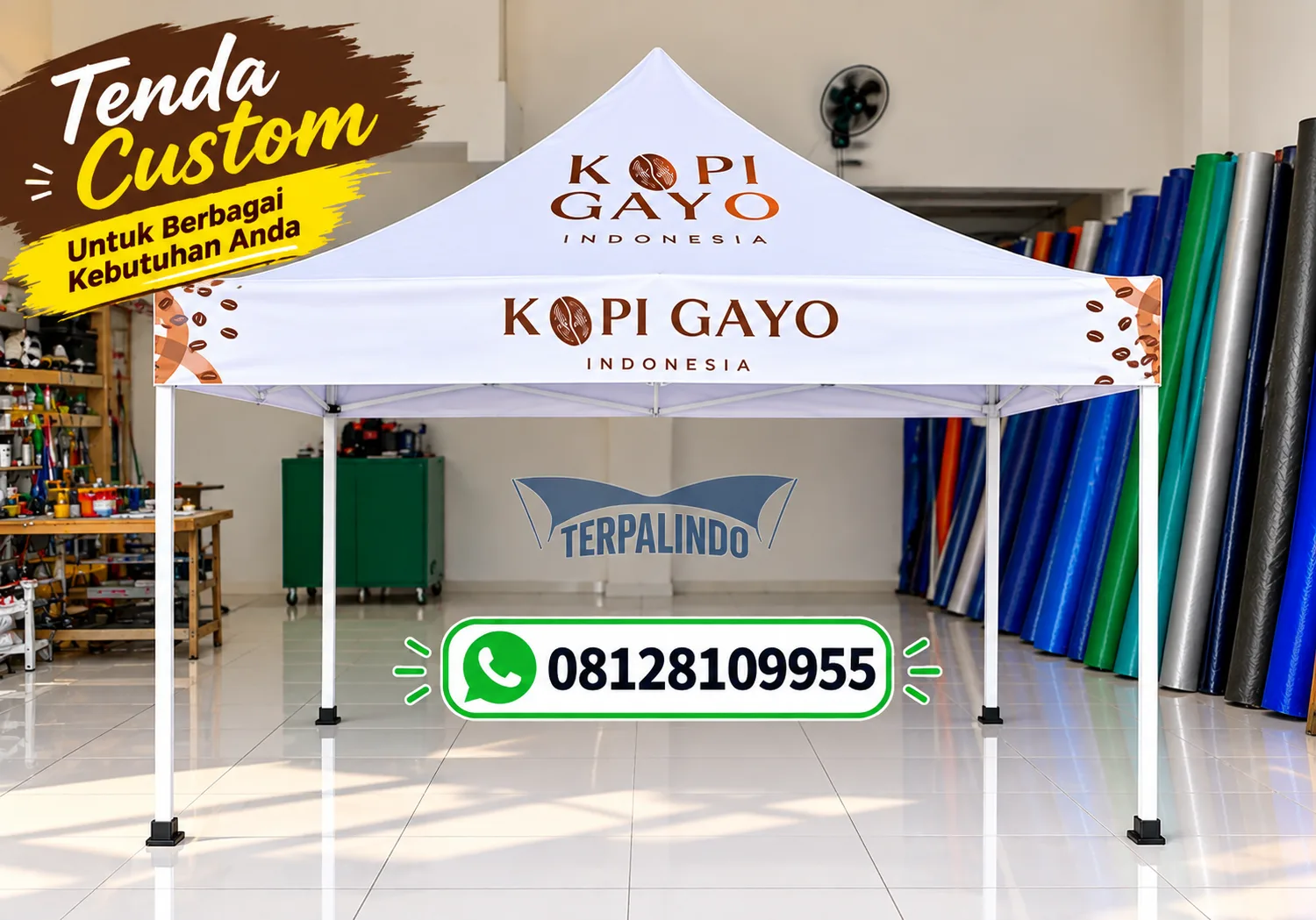 TENDA LIPAT 3 X 3 UNTUK UMKM