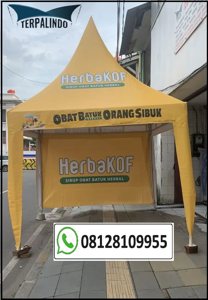 TENDA KERUCUT 3 X 3 UNTUK EVENT PRODUK